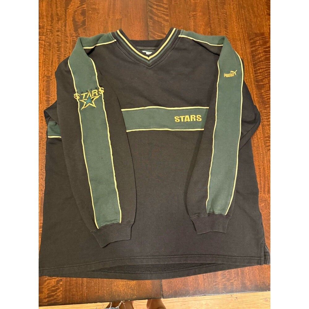 DALLAS STARS PUMA Men’s L V-Neck Pullover Logo Sweatshirt
